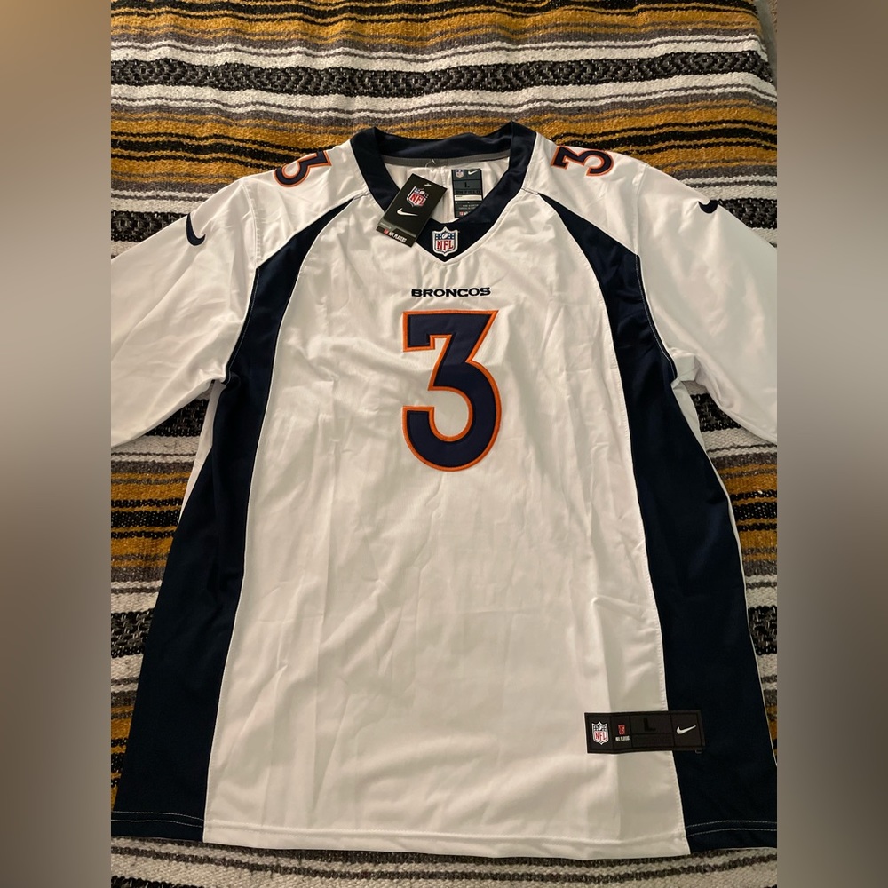 Denver Broncos Russel Wilson replica jersey large